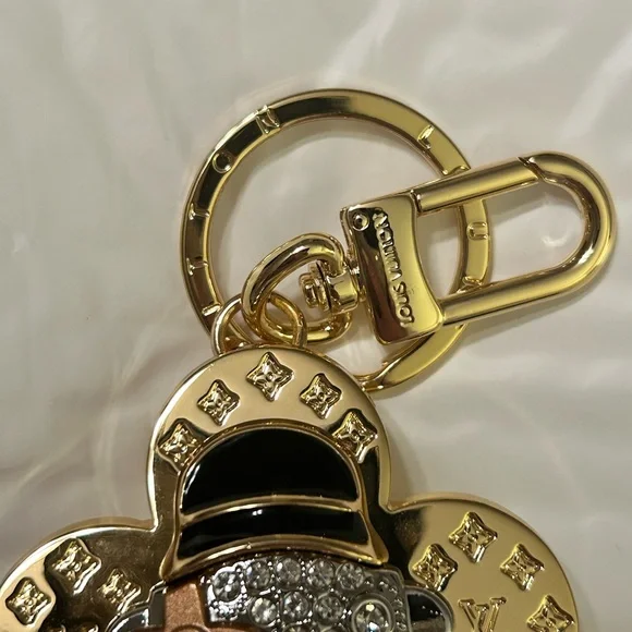 Gold and Black Vivi Keychain - Picture 4 of 4
